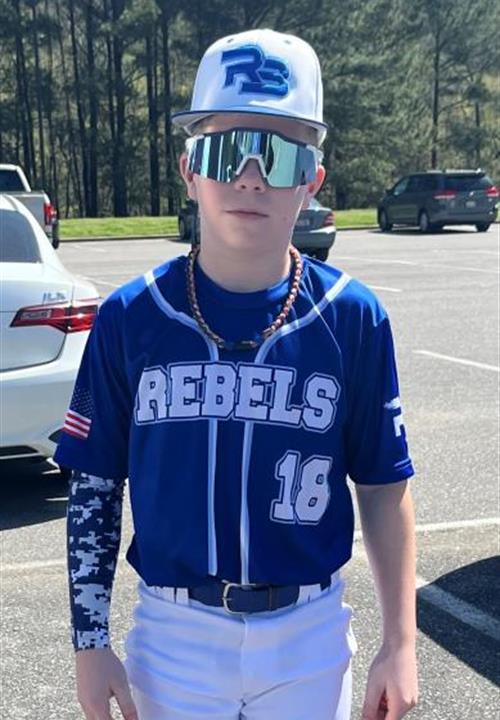 YOUTH REBELS BASEBALL JERSEY